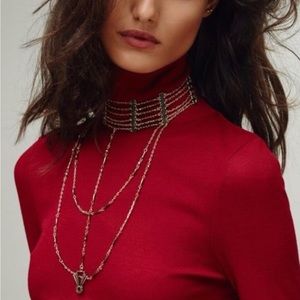 Free People Lotus Layered Choker